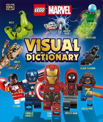 LEGO Marvel Visual Dictionary (Library Edition): Without Minifigure - Simon Hugo,Amy Richau - cover