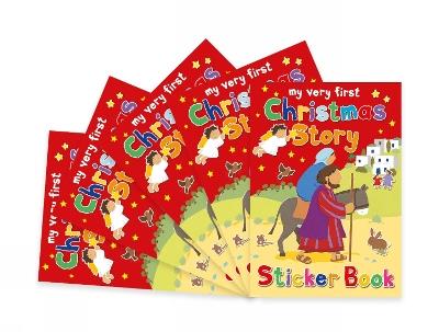 Christmas Story Sticker Book: Pack of 5 - cover