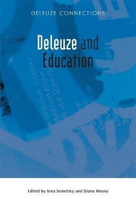Deleuze and Education - cover