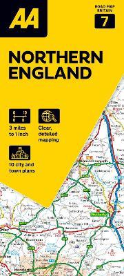 AA Road Map Northern England - cover