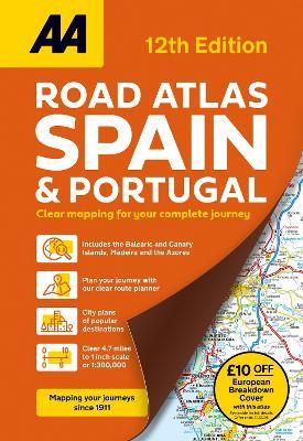 AA Road Atlas Spain & Portugal - cover
