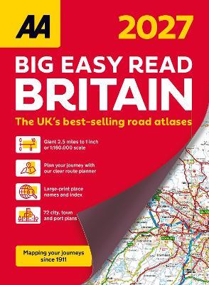 AA Big Easy Read Atlas Britain 2027 - cover