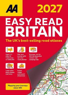 AA Easy Read Atlas Britain 2027 - cover
