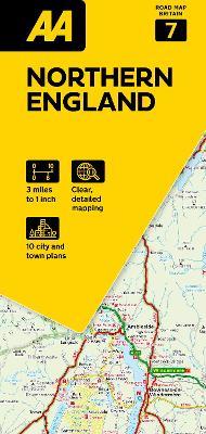 AA Road Map Northern England - cover