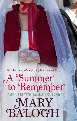 A Summer To Remember: Number 2 in series - Mary Balogh - cover