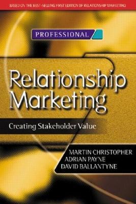 Relationship Marketing - Martin Christopher,Adrian Payne,David Ballantyne - cover
