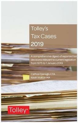 Tolley's Tax Cases 2019 - Cathya Djanogly - cover