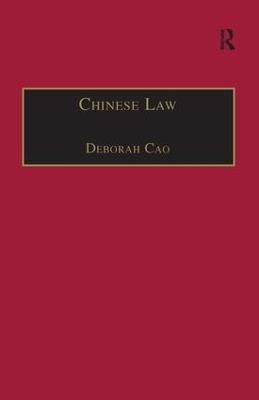 Chinese Law: A Language Perspective - Deborah Cao - cover