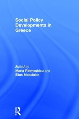Social Policy Developments in Greece - Elias Mossialos - cover