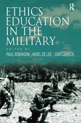 Ethics Education in the Military - Nigel de Lee - cover