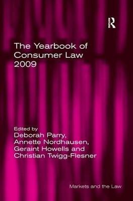 The Yearbook of Consumer Law 2009 - Annette Nordhausen,Geraint Howells - cover