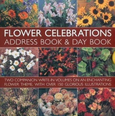 Flower Celebrations Address Book and Day Book Set - A. Lorenz - cover