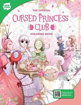 The Official Cursed Princess Club Coloring Book: 46 original illustrations to color and enjoy - LambCat,WEBTOON Entertainment,Walter Foster Creative Team - cover