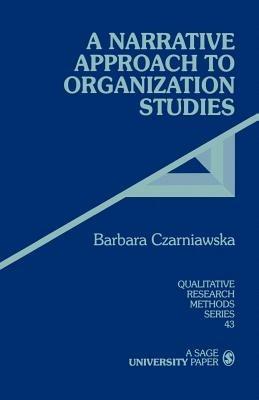 A Narrative Approach to Organization Studies - cover