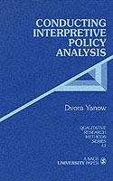 Conducting Interpretive Policy Analysis - Dvora Yanow - cover