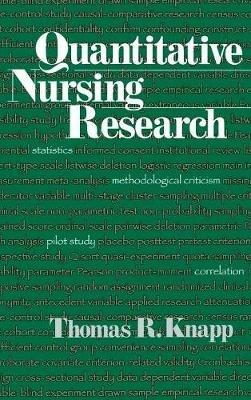 Quantitative Nursing Research - Thomas R. Knapp - cover