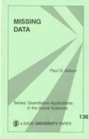 Missing Data - Paul D. Allison - cover