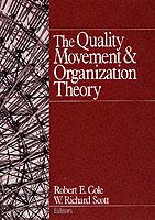 The Quality Movement and Organization Theory - Robert E. Cole,W. Richard Scott - cover