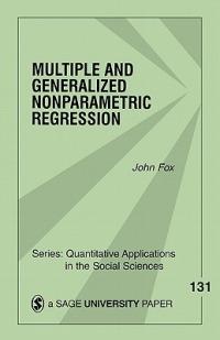 Multiple and Generalized Nonparametric Regression - John Fox - cover
