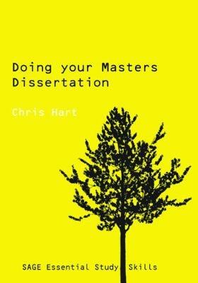 Doing Your Masters Dissertation - Chris Hart - cover