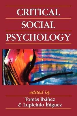 Critical Social Psychology - cover