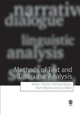 Methods of Text and Discourse Analysis: In Search of Meaning - Stefan Titscher,Michael Meyer,Ruth Wodak - cover