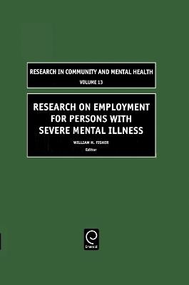 Research on Employment for Persons with Severe Mental Illness - cover