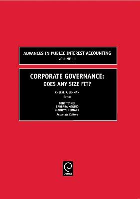 Corporate Governance: Does Any Size Fit? - cover