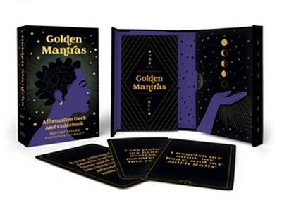 Golden Mantras: Affirmation Deck and Guidebook - Destiny Taylor Yarbrough - cover