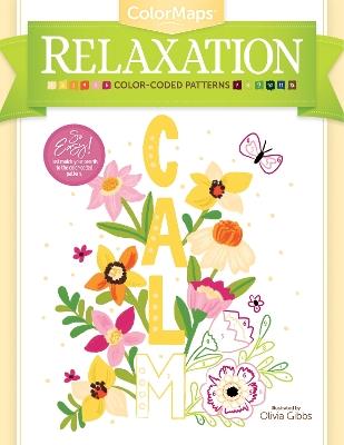 ColorMaps Relaxation: Color-Coded Patterns Adult Coloring Book - cover