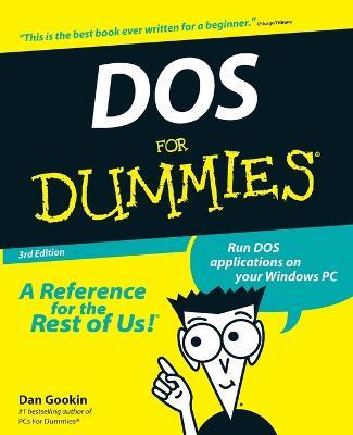 DOS For Dummies 3e - D Gookin - cover
