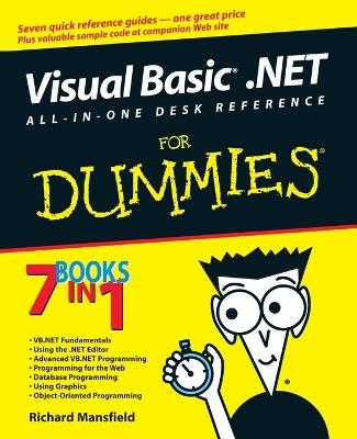 Visual Basic .NET All-In-One Desk Reference For Dummies - Richard Mansfield - cover