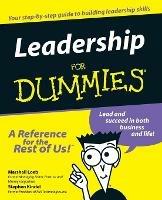 Leadership For Dummies - Marshall Loeb,Stephen Kindel - cover