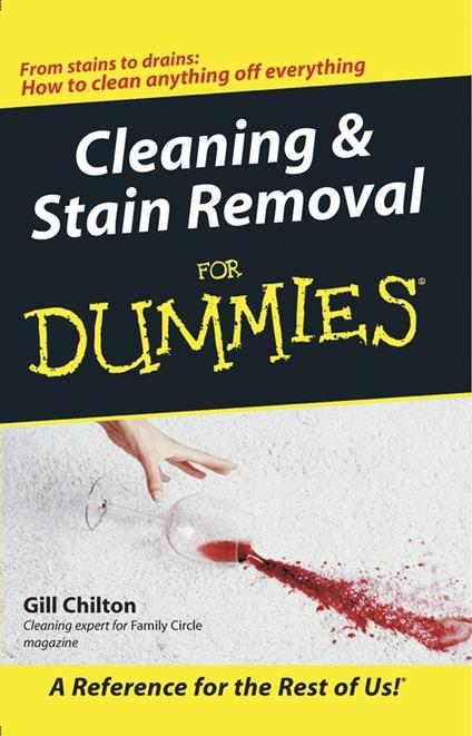 Cleaning and Stain Removal for Dummies - Gill Chilton - cover