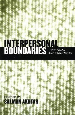 Interpersonal Boundaries: Variations and Violations - cover