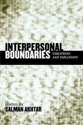 Interpersonal Boundaries: Variations and Violations - cover