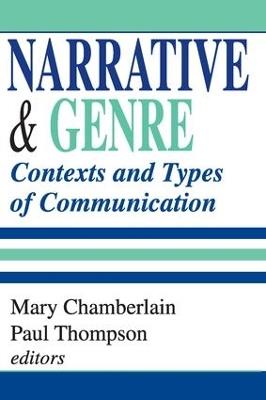 Narrative and Genre: Contexts and Types of Communication - Paul Thompson - cover