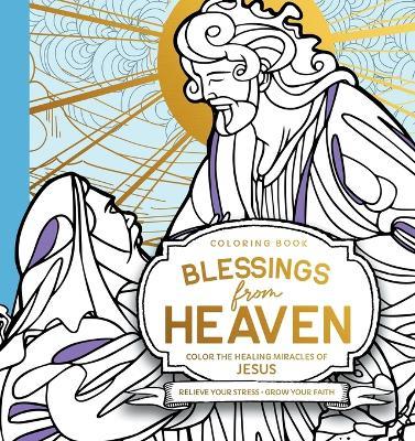 Blessings from Heaven Coloring Book - Sid Roth - cover
