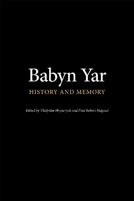 Babyn Yar: History and Memory - cover