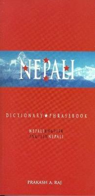 Nepali-English/English-Nepali Dictionary & Phrasebook - Prakash Raj - cover