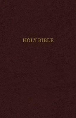 KJV Holy Bible: Personal Size Giant Print with 43,000 Cross References, Burgundy Bonded Leather, Red Letter, Comfort Print: King James Version - Thomas Nelson - cover