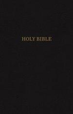 KJV Holy Bible: Personal Size Giant Print with 43,000 Cross References, Black Bonded Leather, Red Letter, Comfort Print (Thumb Indexed): King James Version