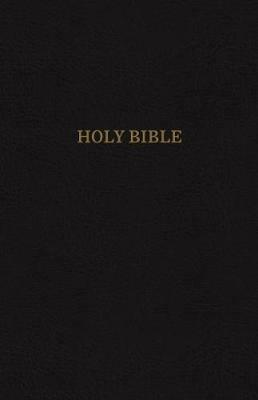 KJV Holy Bible: Personal Size Giant Print with 43,000 Cross References, Black Bonded Leather, Red Letter, Comfort Print (Thumb Indexed): King James Version - Thomas Nelson - cover