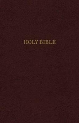 KJV Holy Bible: Personal Size Giant Print with 43,000 Cross References, Burgundy Bonded Leather, Red Letter, Comfort Print (Thumb Indexed): King James Version - Thomas Nelson - cover