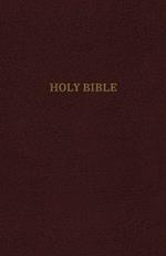 KJV Holy Bible: Super Giant Print with 43,000 Cross References, Burgundy Leather-look, Red Letter, Comfort Print: King James Version