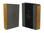 NKJV, Deluxe Reader's Bible, Cloth over Board, Yellow/Gray, Comfort Print: Holy Bible, New King James Version