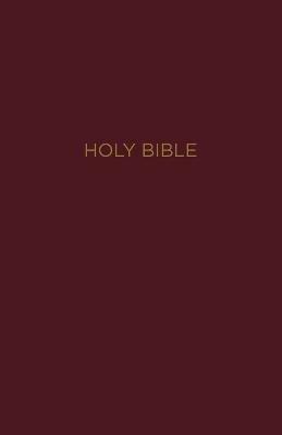 NKJV, Thinline Reference Bible, Leather-Look, Burgundy, Red Letter, Comfort Print: Holy Bible, New King James Version - Thomas Nelson - cover