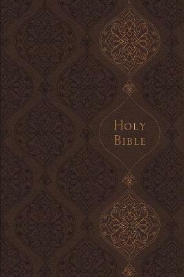 KJV, Journal the Word Bible, Leathersoft, Brown, Red Letter, Comfort Print: Reflect, Journal, or Create Art Next to Your Favorite Verses - Thomas Nelson - cover
