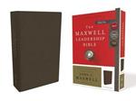 NKJV, Maxwell Leadership Bible, Third Edition, Premium Cowhide Leather, Brown, Comfort Print: Holy Bible, New King James Version