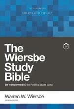 NKJV, Wiersbe Study Bible, Hardcover, Red Letter, Comfort Print: Be Transformed by the Power of God's Word